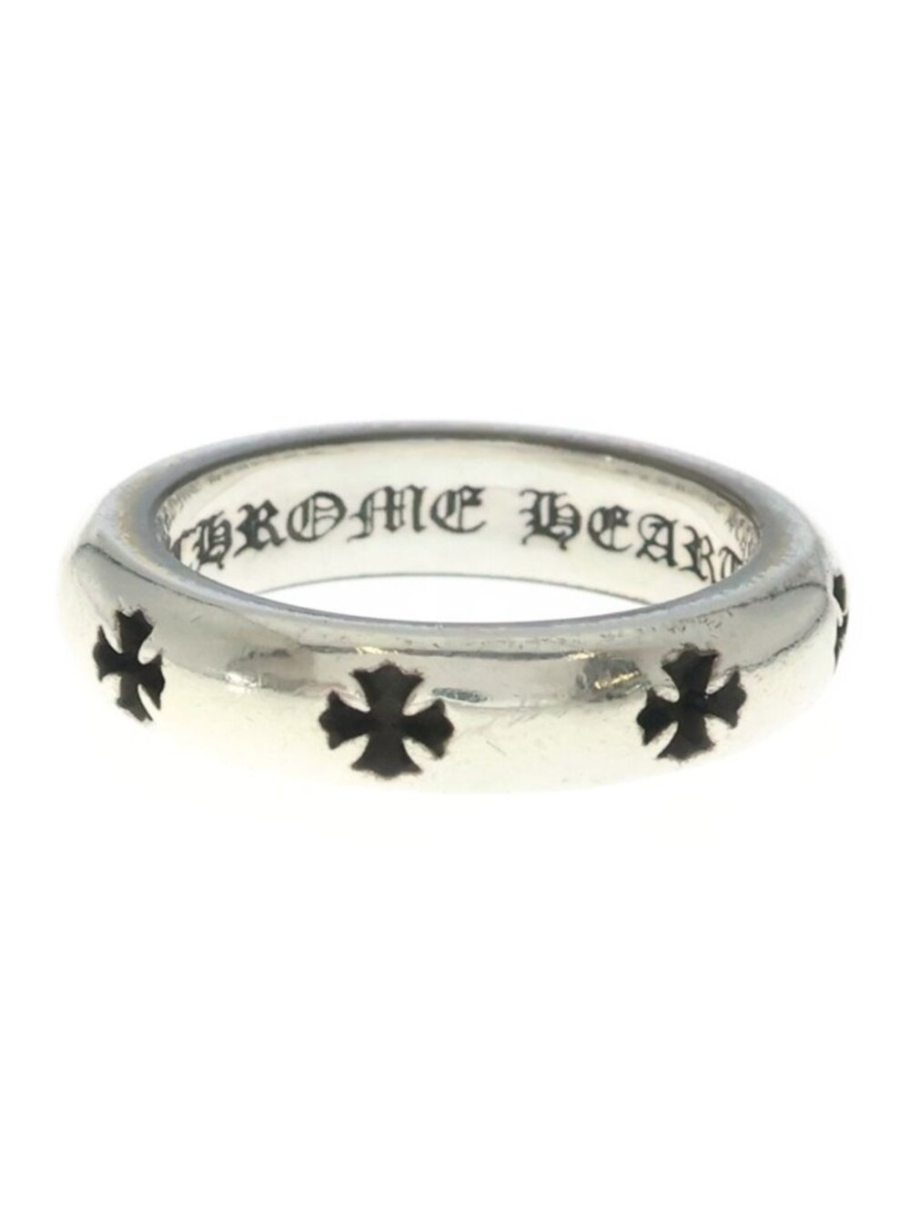 Chrome Hearts Negative CH Plus Ring Silver
